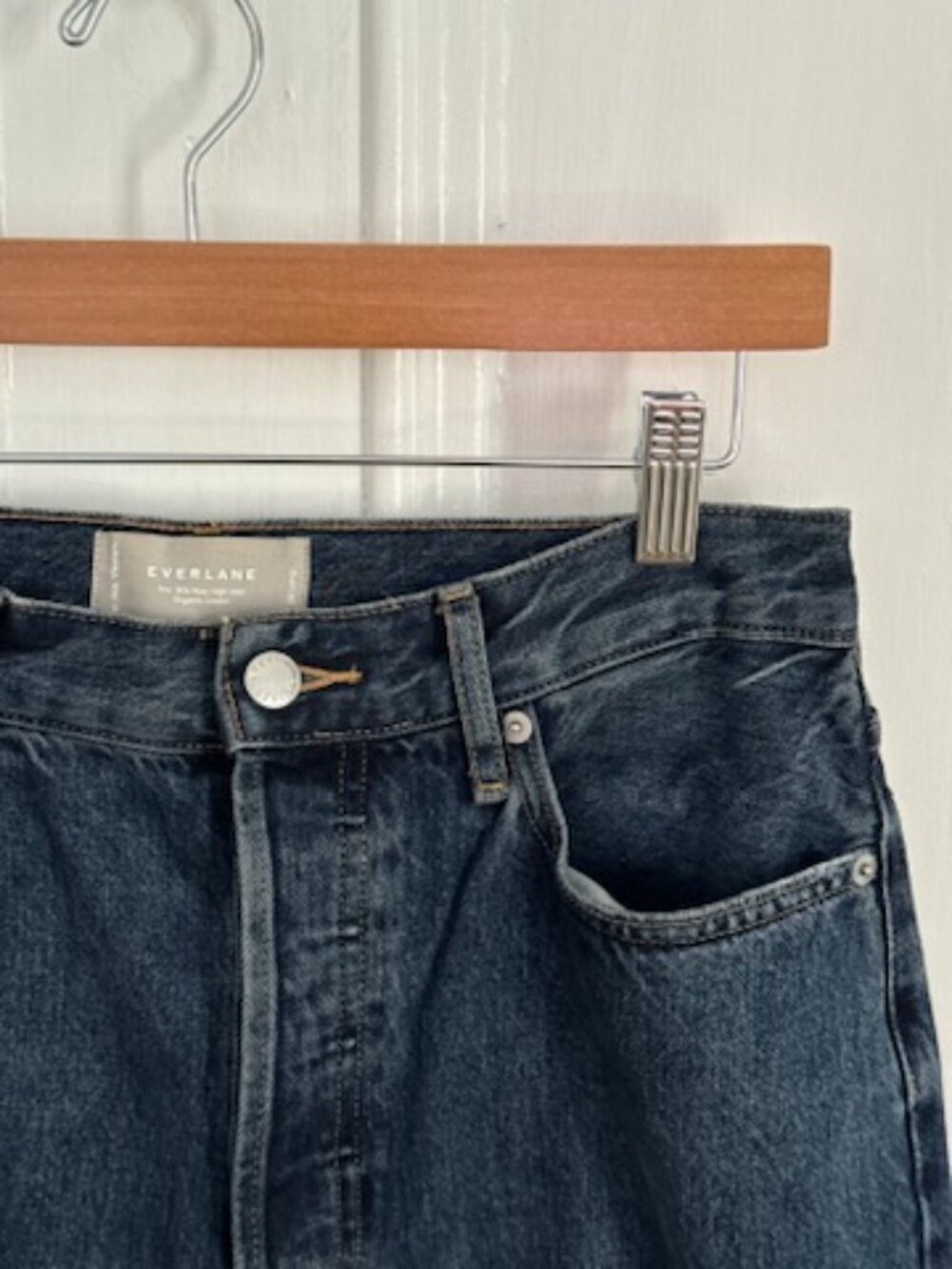 Everlane The 90s Way-High Jean 100% Organic Cotton 28 Long - Picture 4 of 9